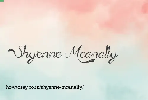 Shyenne Mcanally