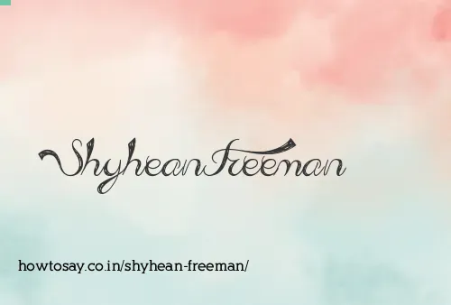 Shyhean Freeman