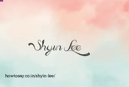 Shyin Lee