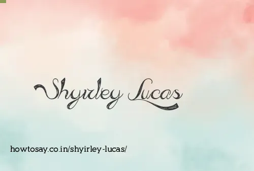 Shyirley Lucas