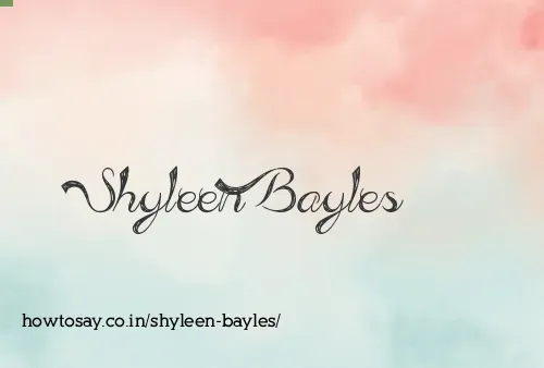 Shyleen Bayles