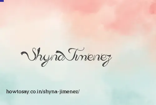 Shyna Jimenez