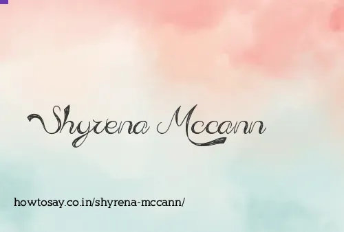 Shyrena Mccann