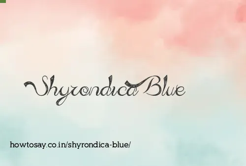 Shyrondica Blue