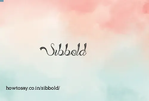 Sibbold