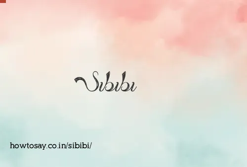 Sibibi