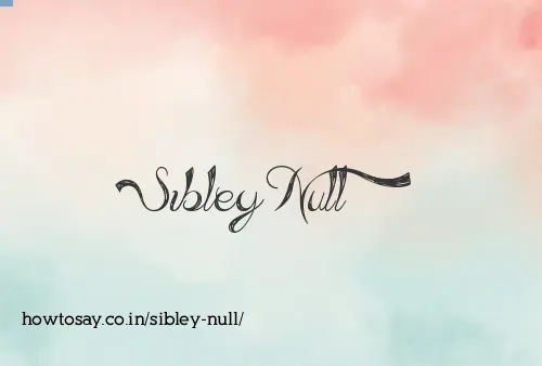 Sibley Null