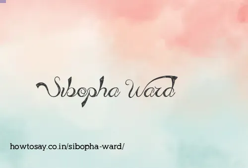 Sibopha Ward