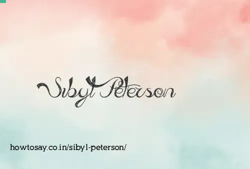 Sibyl Peterson