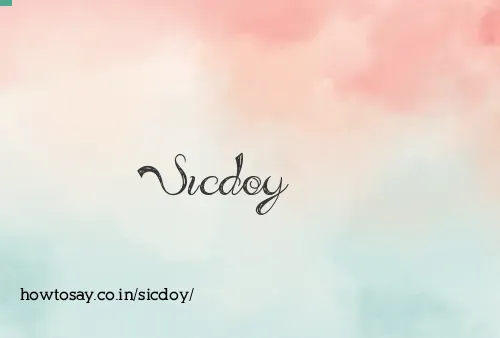 Sicdoy