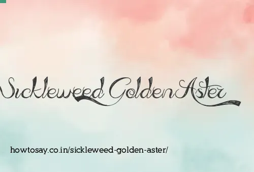 Sickleweed Golden Aster