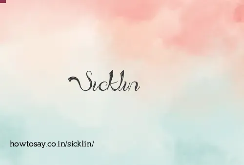 Sicklin