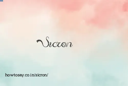 Sicron