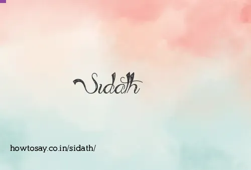Sidath