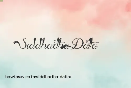 Siddhartha Datta