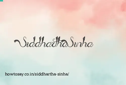 Siddhartha Sinha