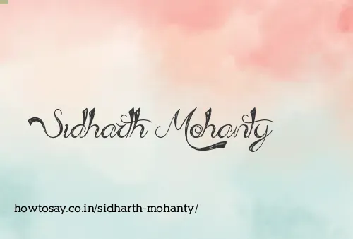 Sidharth Mohanty