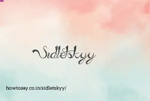 Sidletskyy