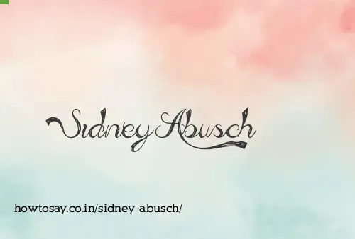 Sidney Abusch