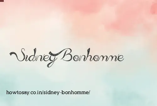 Sidney Bonhomme