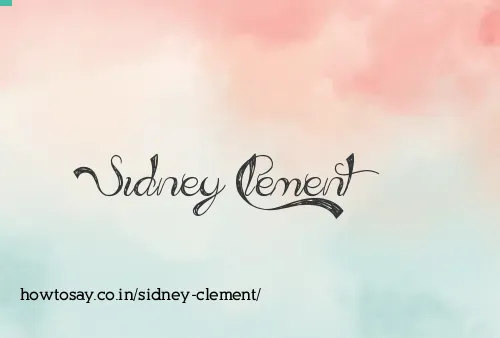 Sidney Clement
