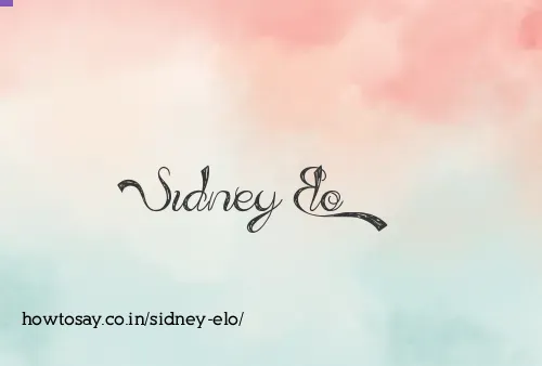 Sidney Elo
