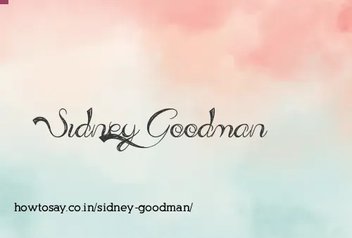 Sidney Goodman