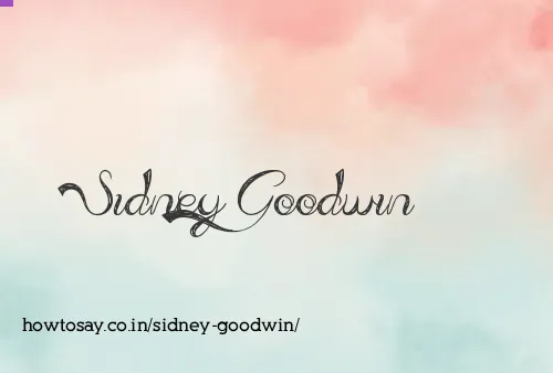 Sidney Goodwin