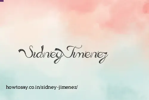 Sidney Jimenez
