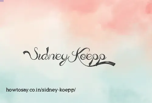 Sidney Koepp
