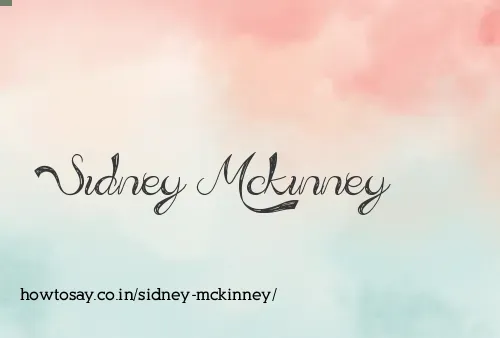 Sidney Mckinney
