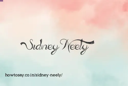 Sidney Neely