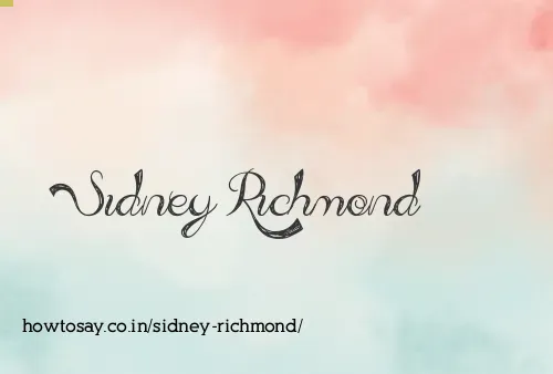 Sidney Richmond