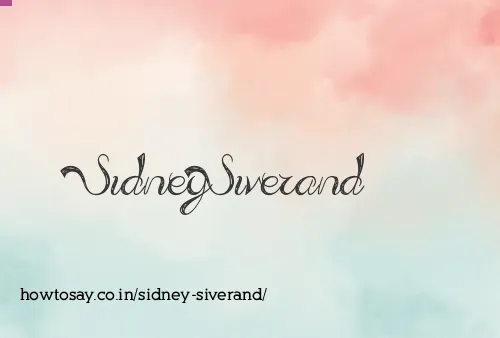 Sidney Siverand