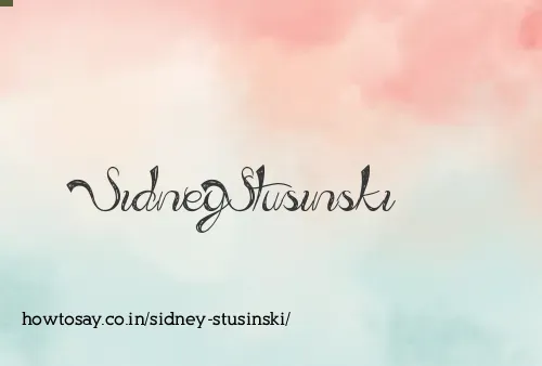 Sidney Stusinski