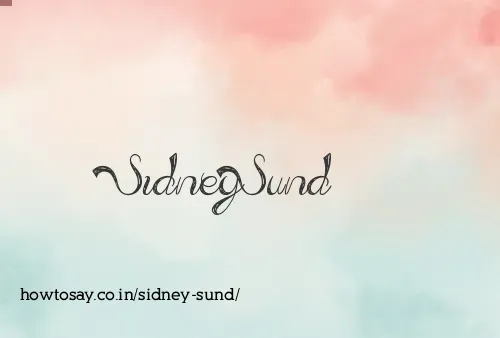 Sidney Sund