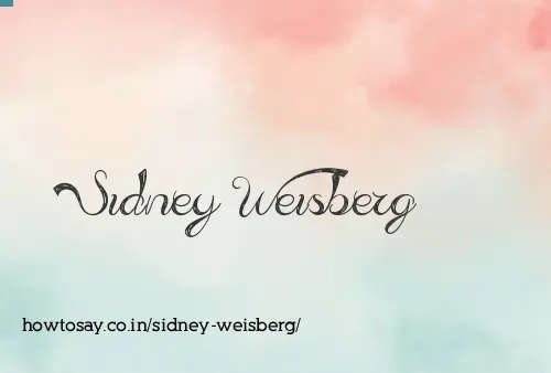 Sidney Weisberg