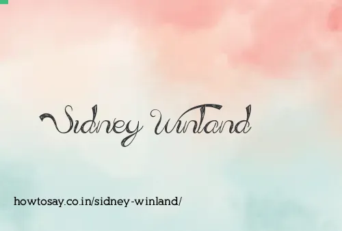 Sidney Winland