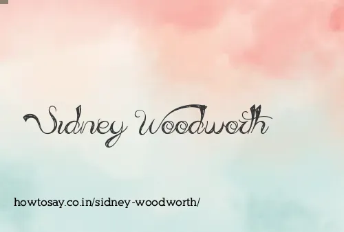 Sidney Woodworth