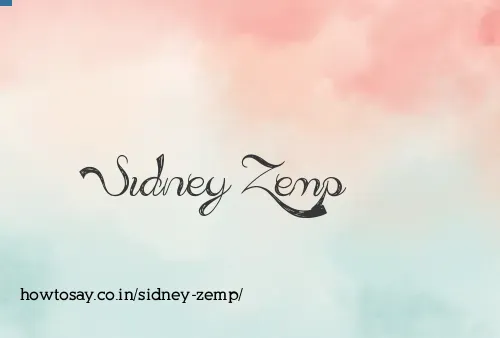 Sidney Zemp