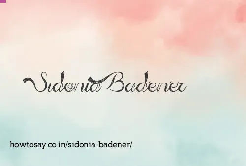 Sidonia Badener
