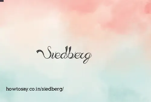Siedberg