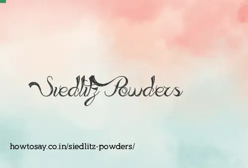Siedlitz Powders