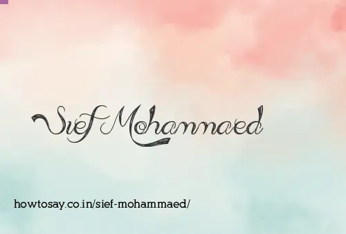 Sief Mohammaed
