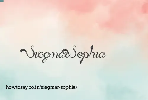 Siegmar Sophia