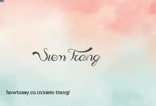 Siem Trang
