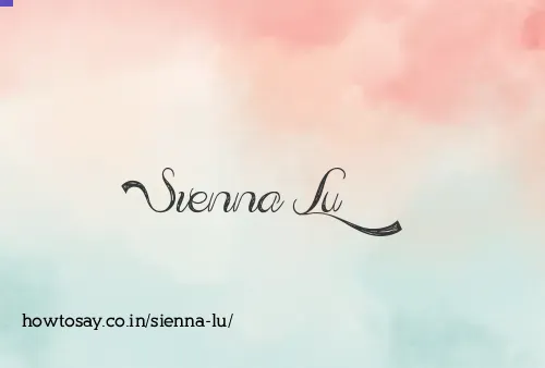 Sienna Lu