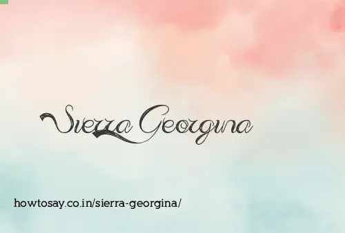 Sierra Georgina