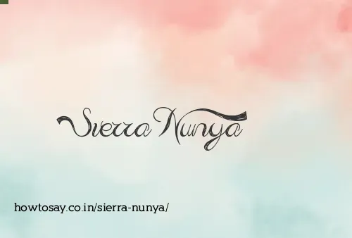 Sierra Nunya