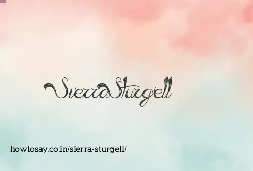 Sierra Sturgell